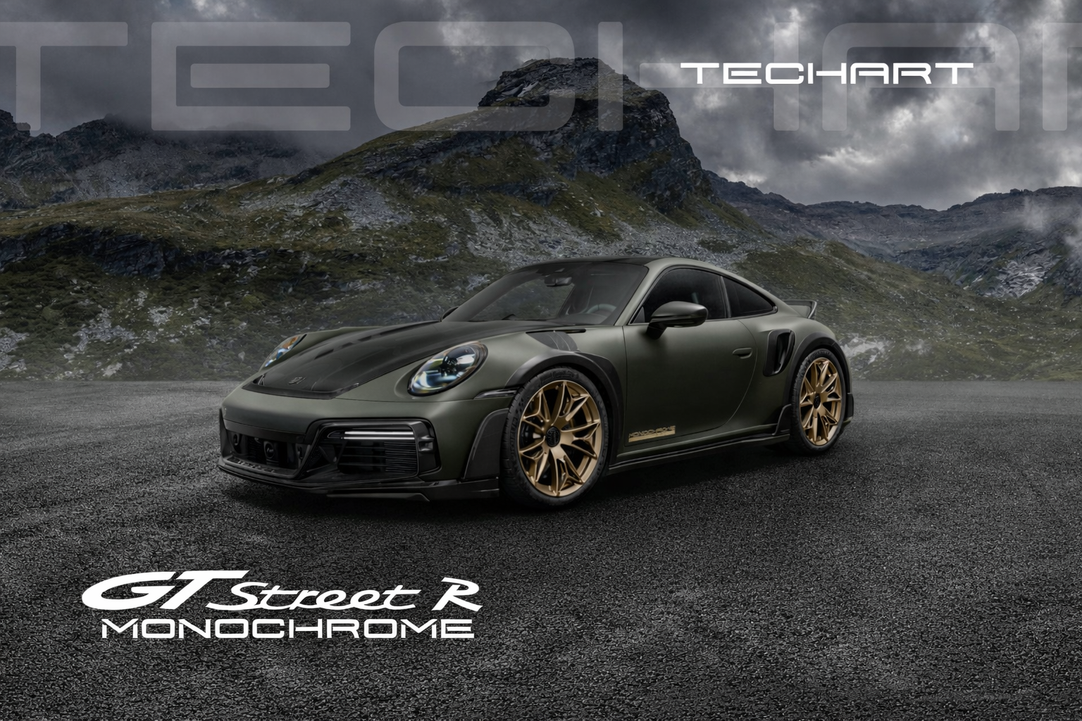 Porsche GT Street R Monochrome Techart Program
