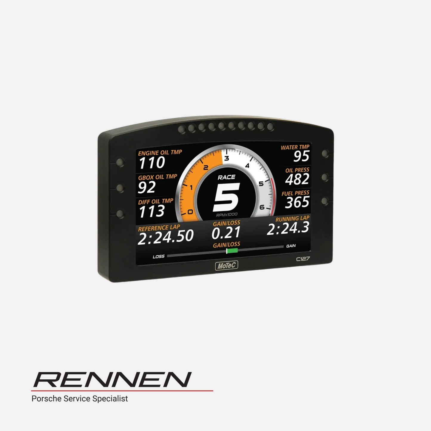 MoTeC C127 7" Color Display with USB