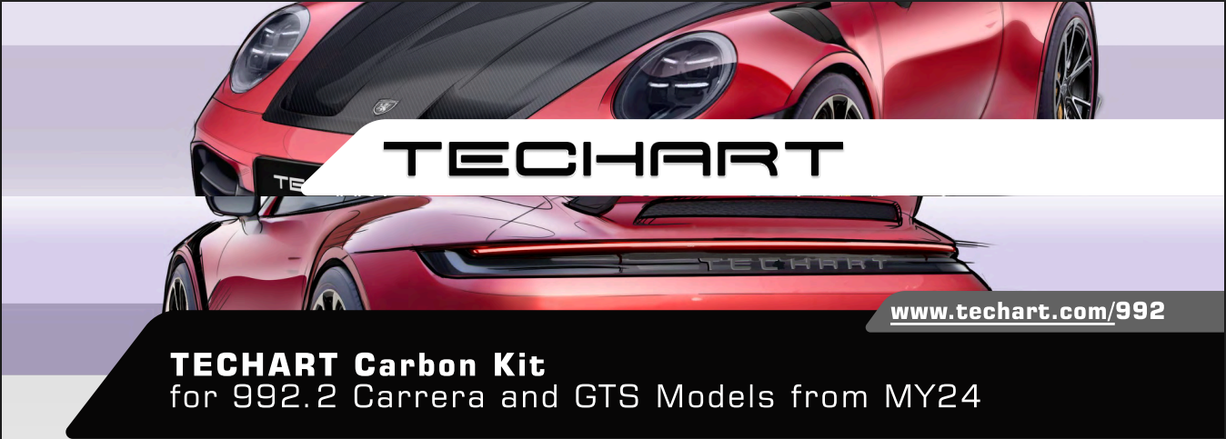 Porsche Carbon Kit  for 992.2 Carrera and GTS Models Techart Program