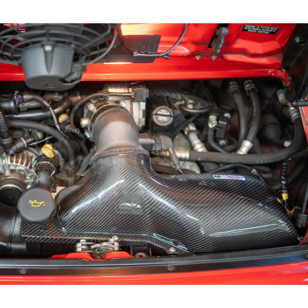 997 MAXFLO CARBON FIBER SUPER HIGHFLOW HIGH PERFORMANCE airbox cover lid for all 997 OEM base airbox systems