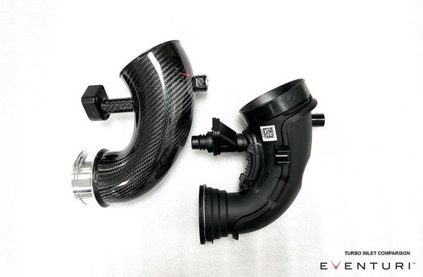 Eventuri G90 / G99 M5 (S68) Carbon Turbo Inlet Set - Matte Carbon