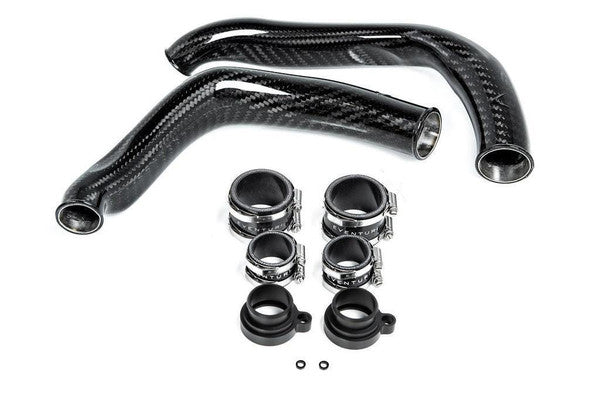 Eventuri BMW F8X M2C / M3 / M4 S55 Black Carbon Charge Pipe Set