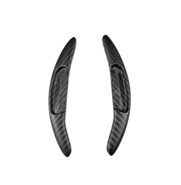 Carbon Fiber Gloss GT Style Extended Shifter Paddles - McLaren 570S/570GT/540C