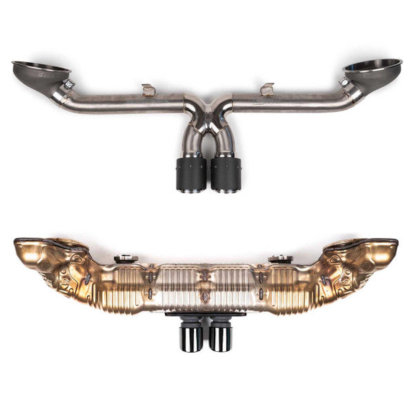 Fabspeed Porsche 992 GT3 / GT3 RS TITANIUM Supercup Cat-Back Exhaust System Non valved (2022+)
