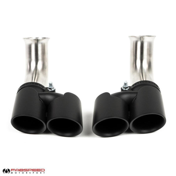 Fabspeed Porsche 996 C4S Deluxe Quad-Style Tips - (1999-2004)