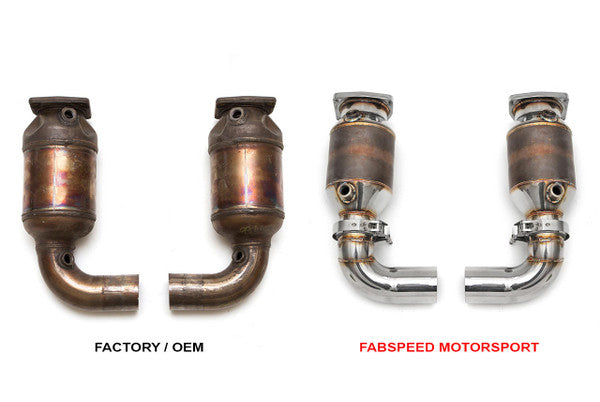 Fabspeed Porsche 997.2 GT2 RS HJS German Sport Catalytic Converters (2011)