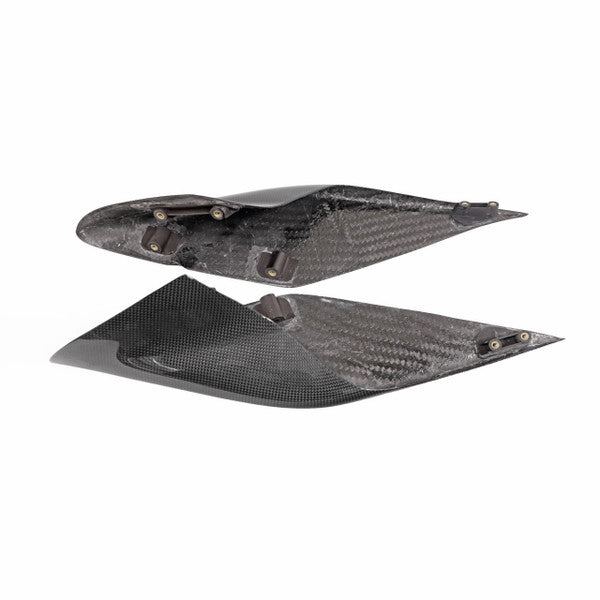 Carbon Fiber Side Air Intake Splitters F8 Tributo Spider Ferrari