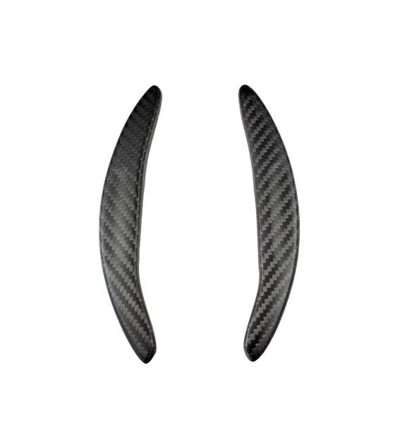 Carbon Fiber Gloss GT Style Extended Shifter Paddles - McLaren 570S/570GT/540C