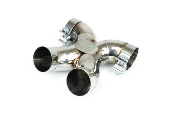 Fabspeed Porsche 718 Boxster/Cayman Maxflo True X-Pipe with Dual Tips (2017+)