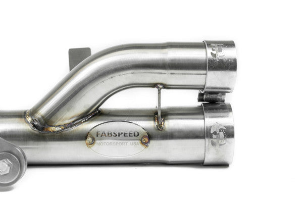 Fabspeed Porsche 991.2 GT3 / GT3 RS Center Muffler Bypass Pipe 2017- 2019
