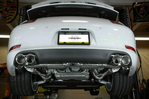 Fabspeed Porsche 991 Carrera Deluxe Quad-Style Tips (NON-S / NON-PSE) (2012-2016)