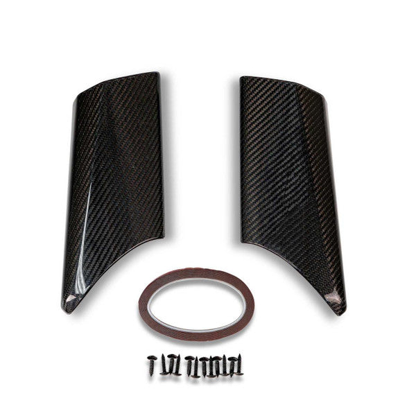 Fabspeed Motorsport 2023+ Chevrolet Corvette C8 Z06 w/ Z07 Package Carbon Fiber Wing Risers