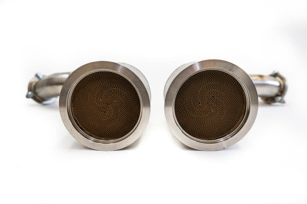 Fabspeed Porsche E3 Cayenne S 2.9L Turbo / Turbo S Primary Sport Catalytic Converters