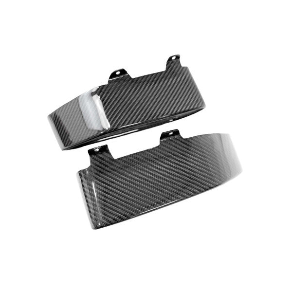 Carbon Fiber Silver Mesh Tail Pipe Tips - McLaren MP4-12C/650S