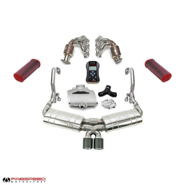 Fabspeed Porsche 981 Boxster/Cayman TrackTec Performance Package (2013-2016)