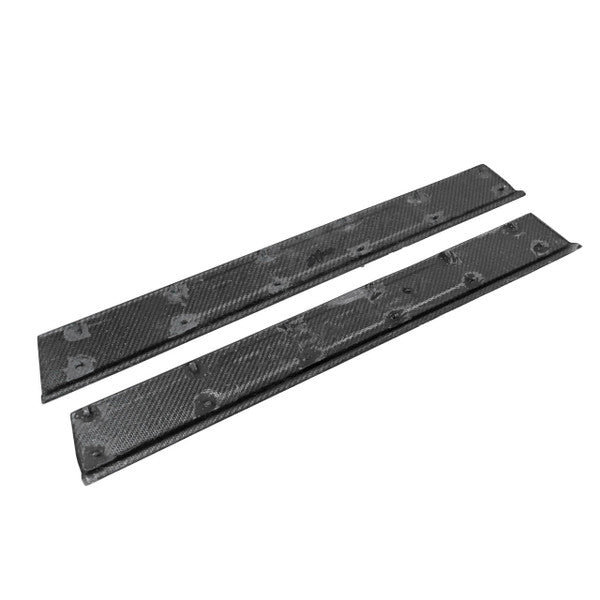 Carbon Fiber Embossed Door Sills - Lamborghini Aventador