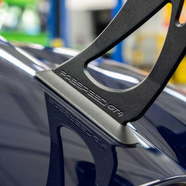 Fabspeed Porsche 981/718 Cayman GT4 Monoblock Wing Risers (2015+)